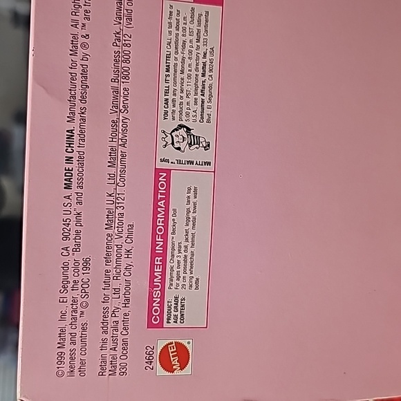 Barbie "Becky" PARLYMPIC CHAMPION - Picture 6 of 6